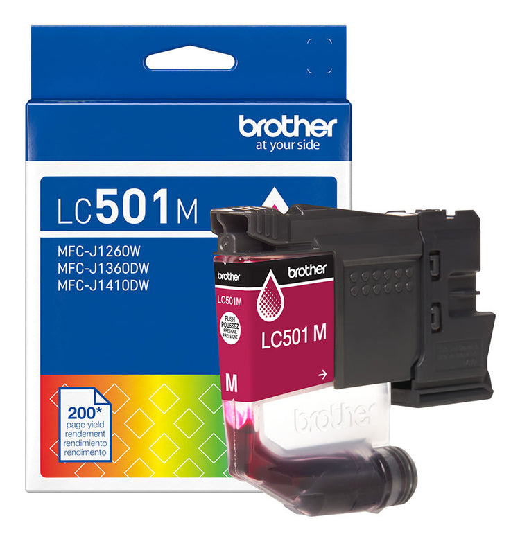 BROTHER LC501MS Magenta Original Inkjet Cartridge - Cartouches Certifiees