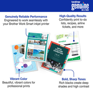 BROTHER LC501XLCS Cyan Original Inkjet Cartridge - Cartouches Certifiees