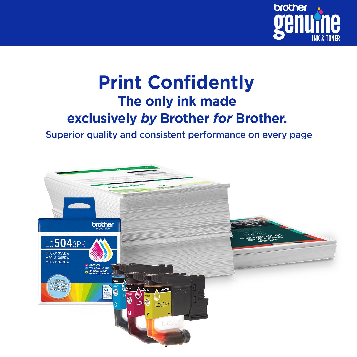 BROTHER LC504XLYS Yellow Original Inkjet Cartridge - Cartouches Certifiees