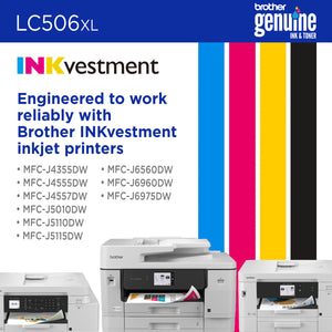 BROTHER LC506XLYS Yellow Original Inkjet Cartridge - Cartouches Certifiees