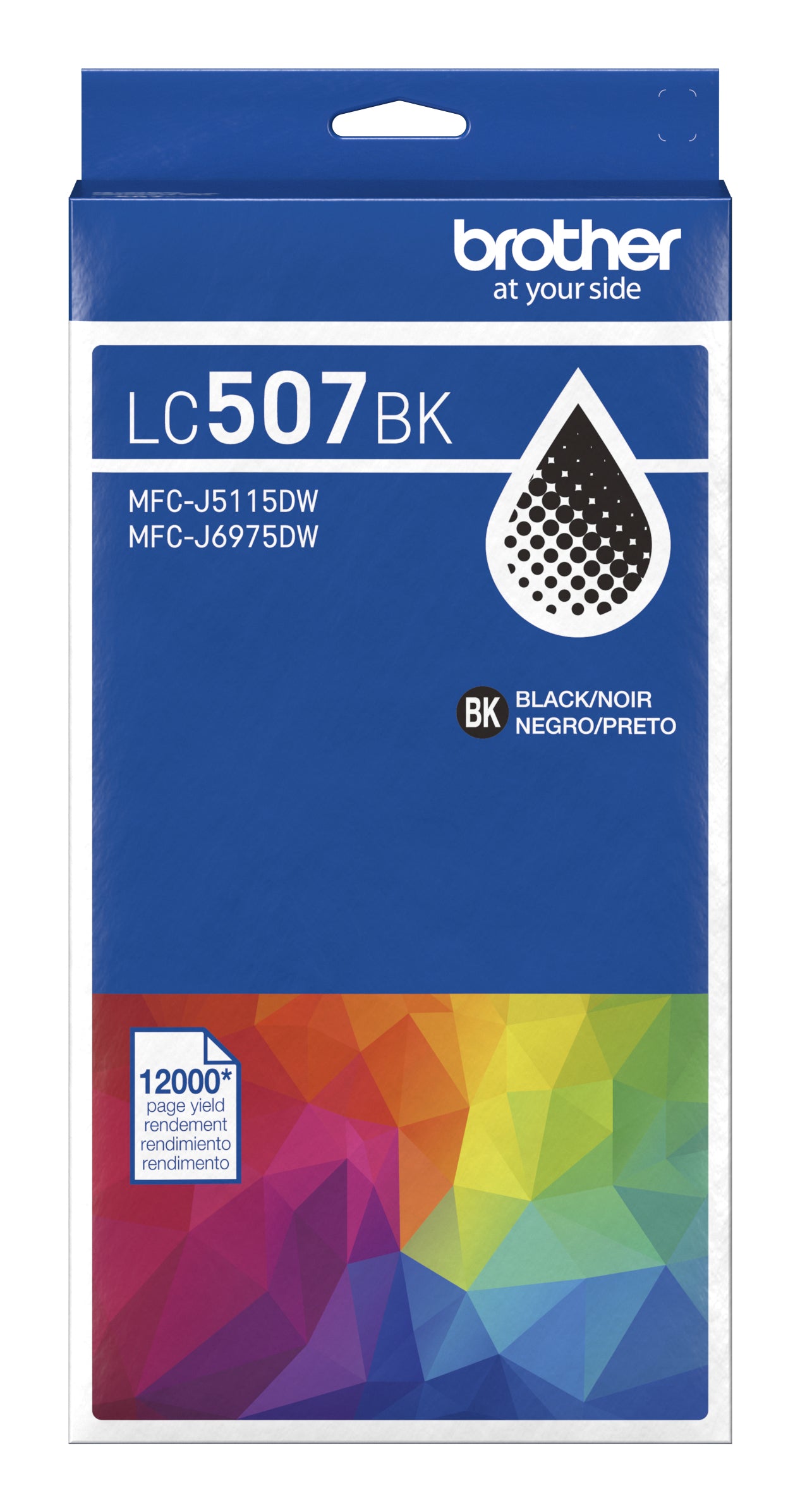 BROTHER LC507BK Black Original Inkjet Cartridge - Cartouches Certifiees