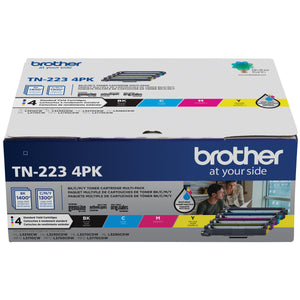 BROTHER TN-223 4 Pack Black And Color Original Toner Cartridge - Cartouches Certifiees