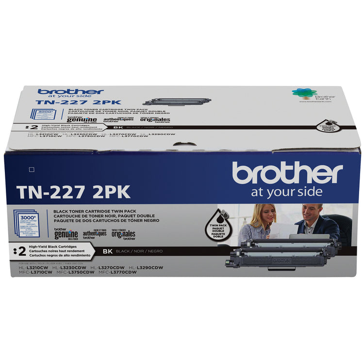 BROTHER TN-2272PK Black Original Toner Cartridge - Cartouches Certifiees