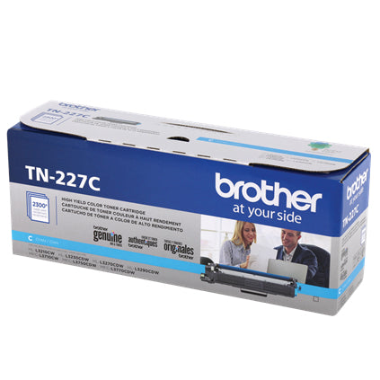 BROTHER TN-227C Cyan Original Toner Cartridge - Cartouches Certifiees