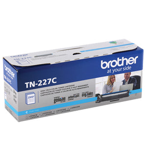 BROTHER TN-227C Cyan Original Toner Cartridge - Cartouches Certifiees