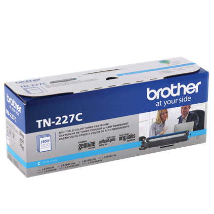 BROTHER TN-227C Cyan Original Toner Cartridge - Cartouches Certifiees