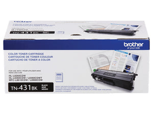 BROTHER TN-431BK Black Original Toner Cartridge - Cartouches Certifiees