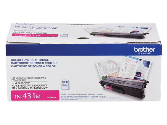 BROTHER TN-431M Magenta Original Toner Cartridge - Cartouches Certifiees