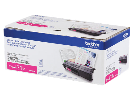 BROTHER TN-431M Magenta Original Toner Cartridge - Cartouches Certifiees