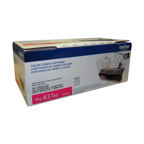 BROTHER TN-431M Magenta Original Toner Cartridge - Cartouches Certifiees