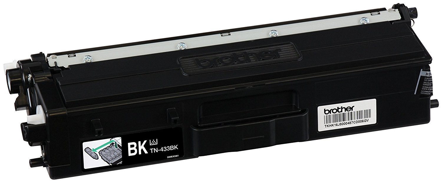 BROTHER TN-433BK Black Original Toner Cartridge - Cartouches Certifiees