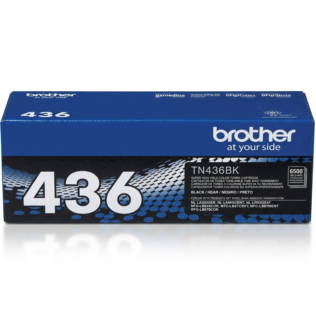 BROTHER TN-436BK Black Original Toner Cartridge - Cartouches Certifiees