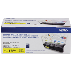 BROTHER TN-436Y Yellow Original Toner Cartridge - Cartouches Certifiees