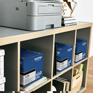 BROTHER TN-660 2PK Black Original Toner Cartridge - Cartouches Certifiees