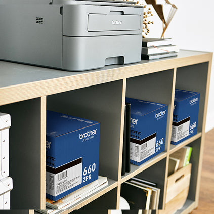 BROTHER TN-660 2PK Black Original Toner Cartridge - Cartouches Certifiees