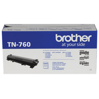 BROTHER TN-760 Black Original Toner Cartridge - Cartouches Certifiees