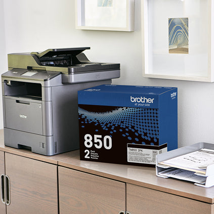 BROTHER TN-850 2 Pack Black Original Toner Cartridge - Cartouches Certifiees