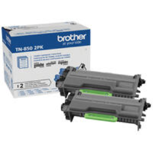 BROTHER TN-850 2 Pack Black Original Toner Cartridge - Cartouches Certifiees