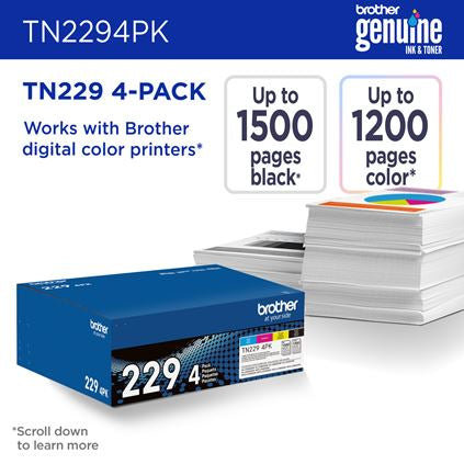 BROTHER TN2294PK Black and Color Original Toner Cartridge - Cartouches Certifiees
