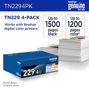 BROTHER TN2294PK Black and Color Original Toner Cartridge - Cartouches Certifiees