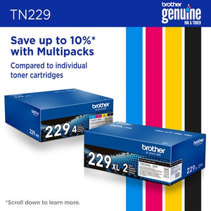 BROTHER TN229Y Yellow Original Toner Cartridge - Cartouches Certifiees