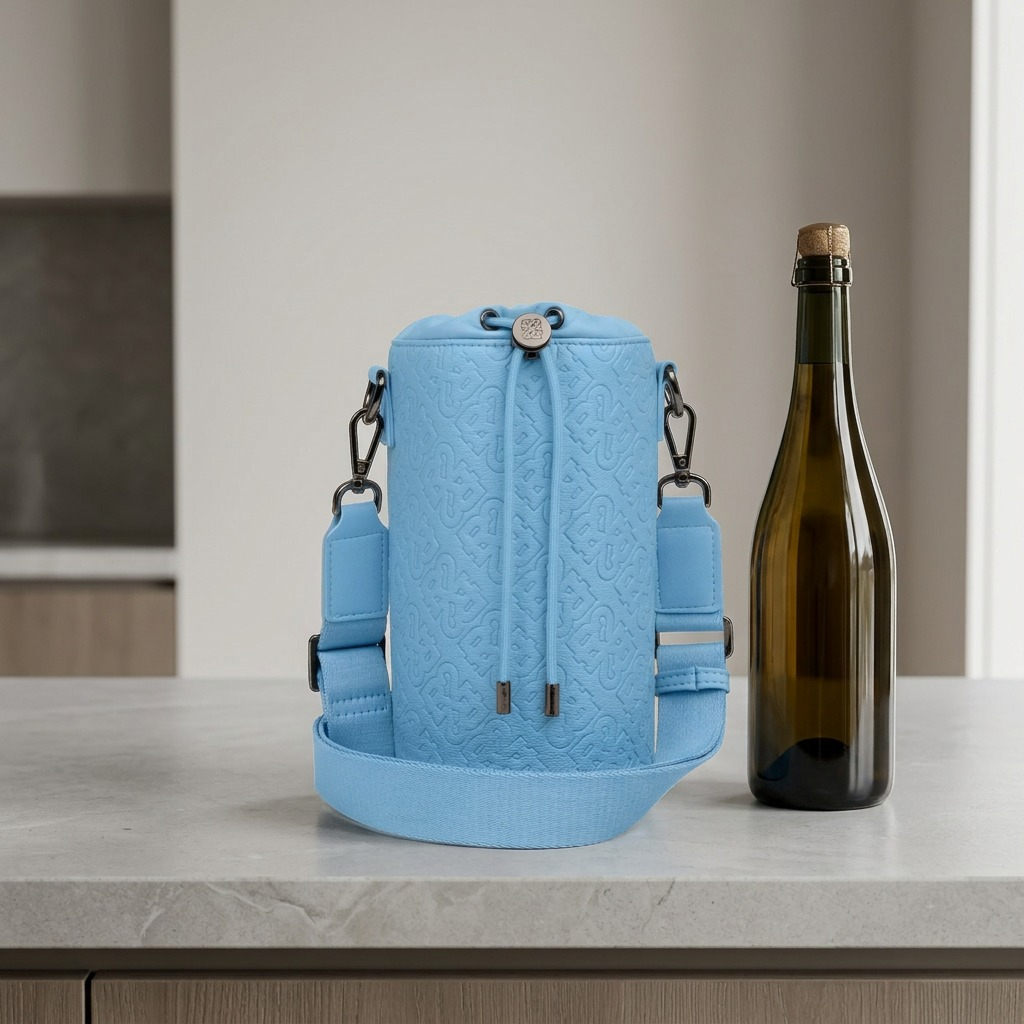 BUGATTI Rick Ross - Champagne Bag - PU Drift Blue (CBY1008RR-BLUE) - Cartouches Certifiees