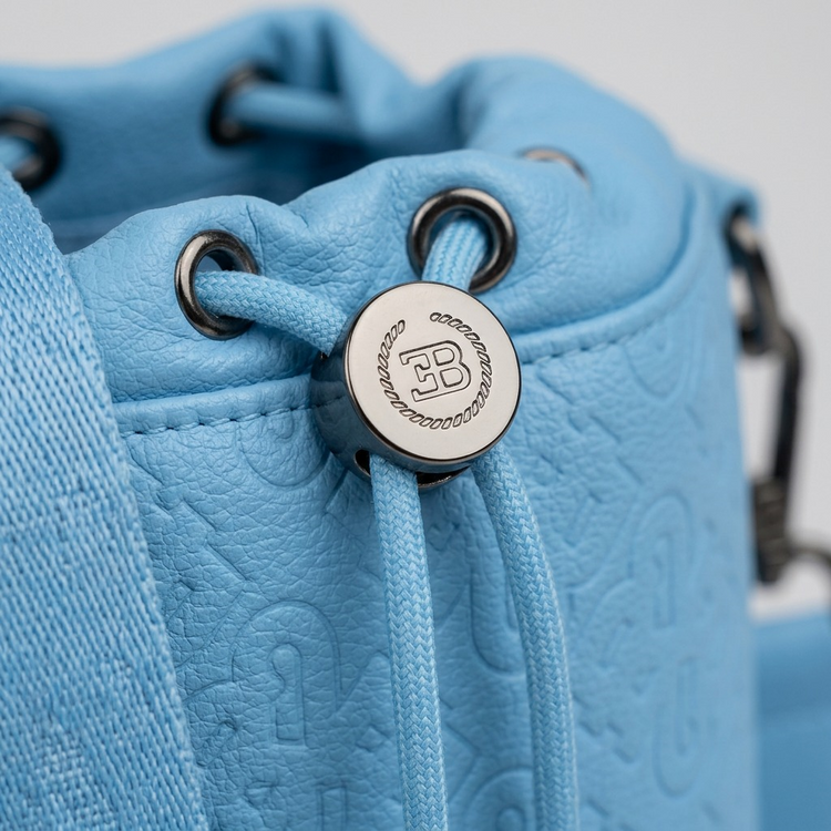 BUGATTI Rick Ross - Champagne Bag - PU Drift Blue (CBY1008RR-BLUE) - Cartouches Certifiees