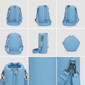 BUGATTI Rick Ross - Champagne Bag - PU Drift Blue (CBY1008RR-BLUE) - Cartouches Certifiees