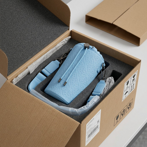 BUGATTI Rick Ross - Champagne Bag - PU Drift Blue (CBY1008RR-BLUE) - Cartouches Certifiees
