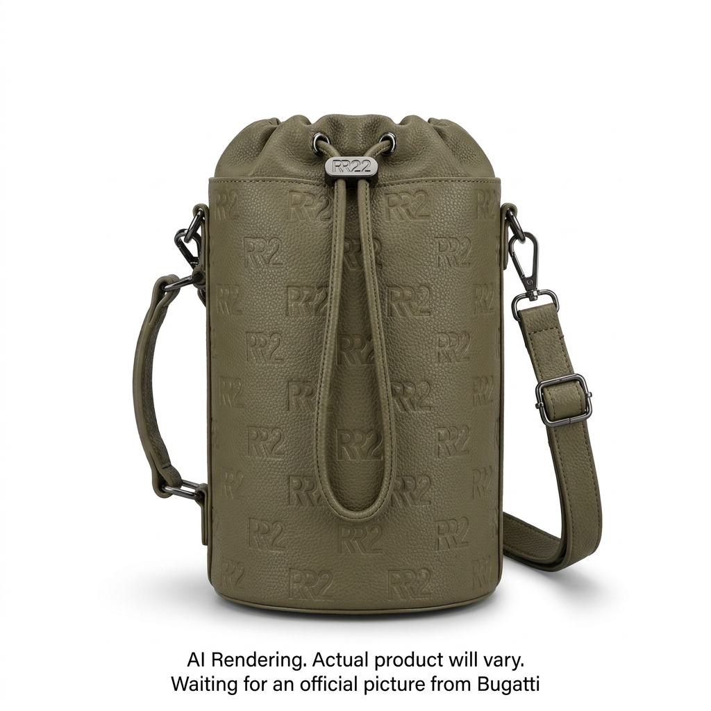 BUGATTI Rick Ross - Champagne Bag - PU Grit Green (CBY1008RR-KHAKI) - Cartouches Certifiees