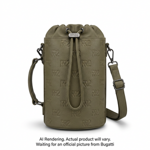 BUGATTI Rick Ross - Champagne Bag - PU Grit Green (CBY1008RR-KHAKI) - Cartouches Certifiees