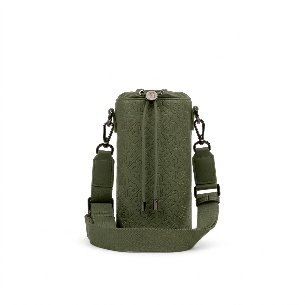 BUGATTI Rick Ross - Champagne Bag - PU Grit Green (CBY1008RR-KHAKI) - Cartouches Certifiees