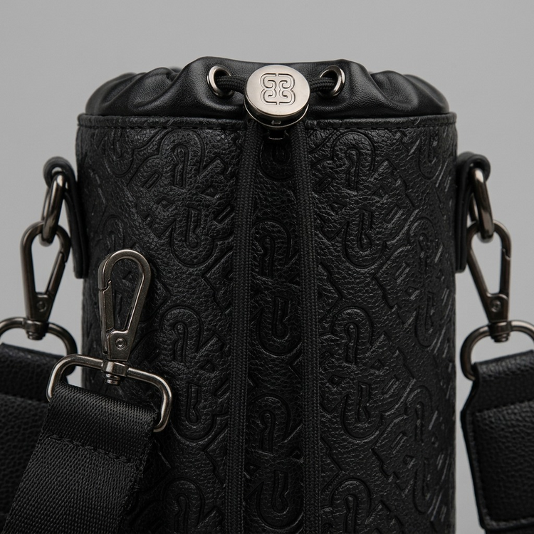 BUGATTI Rick Ross - Champagne Bag - PU Phantom Black (CBY1008RR-BLACK) - Cartouches Certifiees