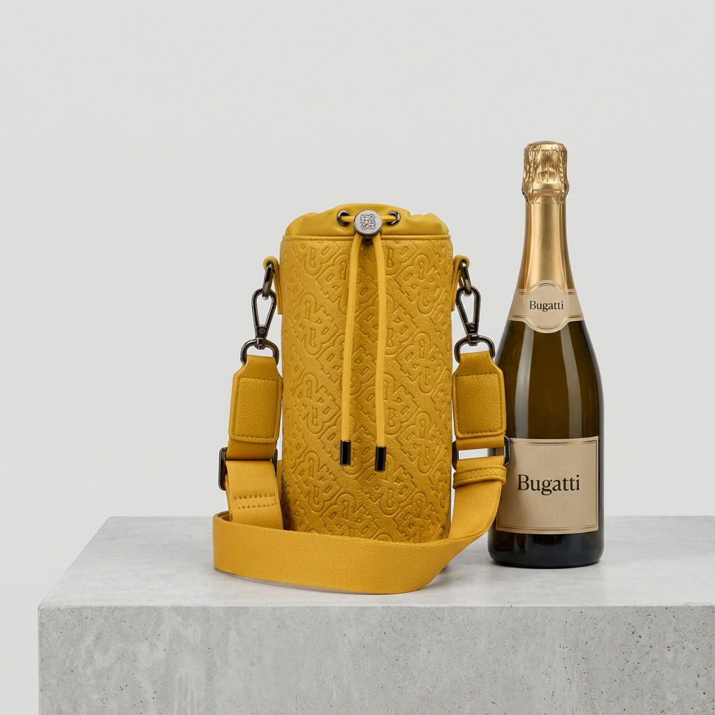 BUGATTI Rick Ross - Champagne Bag - PU Voltage Yellow (CBY1008RR-YELLOW) - Cartouches Certifiees