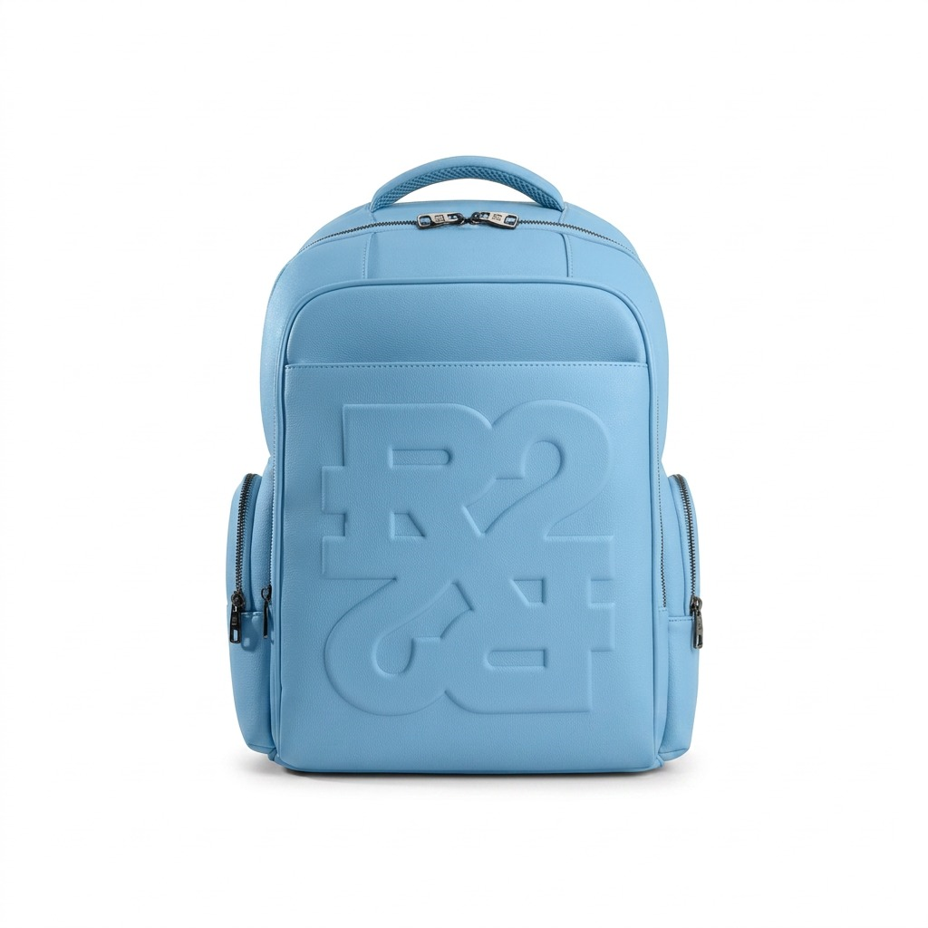 BUGATTI Rick Ross - The Boss Edition Backpack - PU Drift Blue (BKP1000RR-BLUE) - Cartouches Certifiees