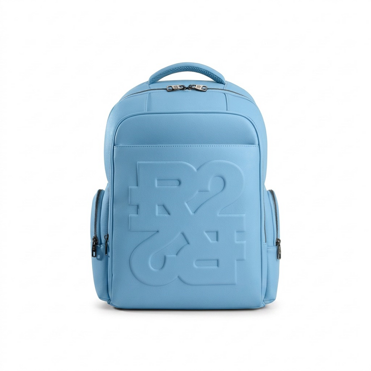 BUGATTI Rick Ross - The Boss Edition Backpack - PU Drift Blue (BKP1000RR-BLUE) - Cartouches Certifiees