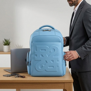 BUGATTI Rick Ross - The Boss Edition Backpack - PU Drift Blue (BKP1000RR-BLUE) - Cartouches Certifiees