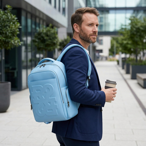 BUGATTI Rick Ross - The Boss Edition Backpack - PU Drift Blue (BKP1000RR-BLUE) - Cartouches Certifiees