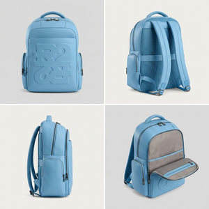 BUGATTI Rick Ross - The Boss Edition Backpack - PU Drift Blue (BKP1000RR-BLUE) - Cartouches Certifiees