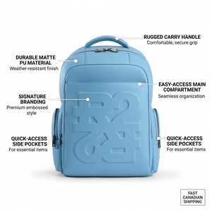 BUGATTI Rick Ross - The Boss Edition Backpack - PU Drift Blue (BKP1000RR-BLUE) - Cartouches Certifiees