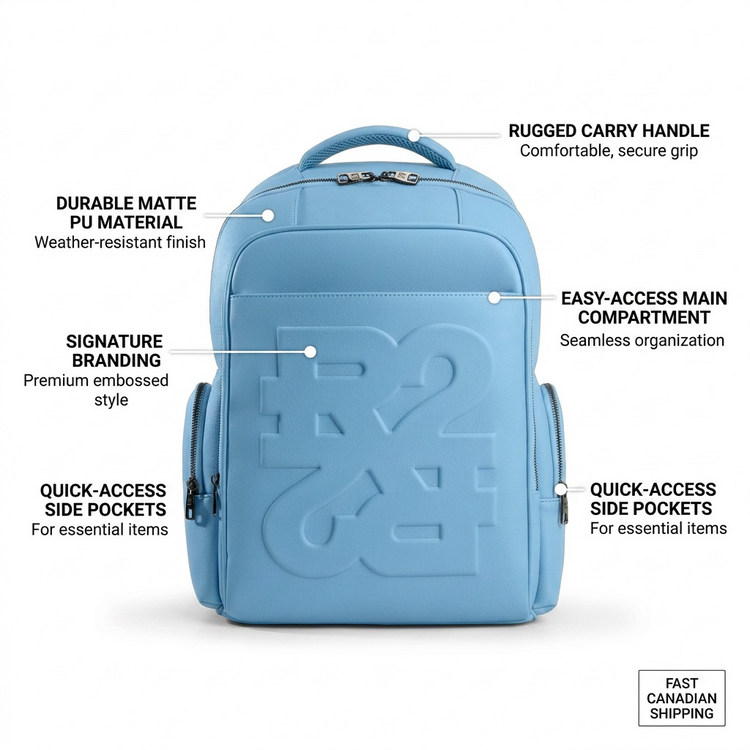 BUGATTI Rick Ross - The Boss Edition Backpack - PU Drift Blue (BKP1000RR-BLUE) - Cartouches Certifiees