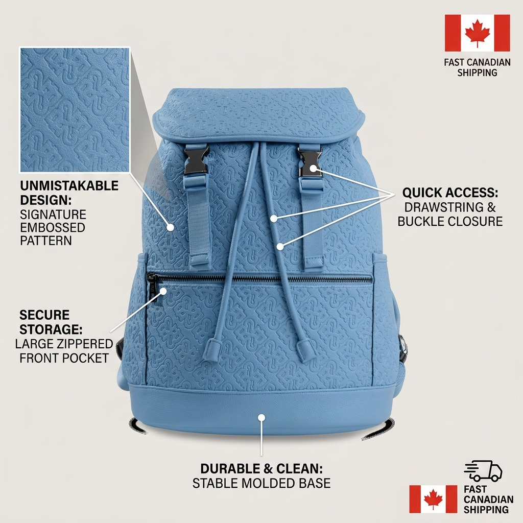 BUGATTI Rick Ross - The Boss Edition Backpack - PU Drift Blue (BKP1005RR-BLUE) - Cartouches Certifiees