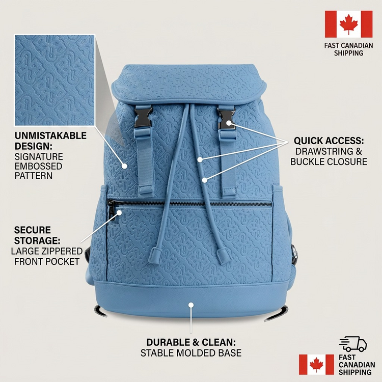 BUGATTI Rick Ross - The Boss Edition Backpack - PU Drift Blue (BKP1005RR-BLUE) - Cartouches Certifiees