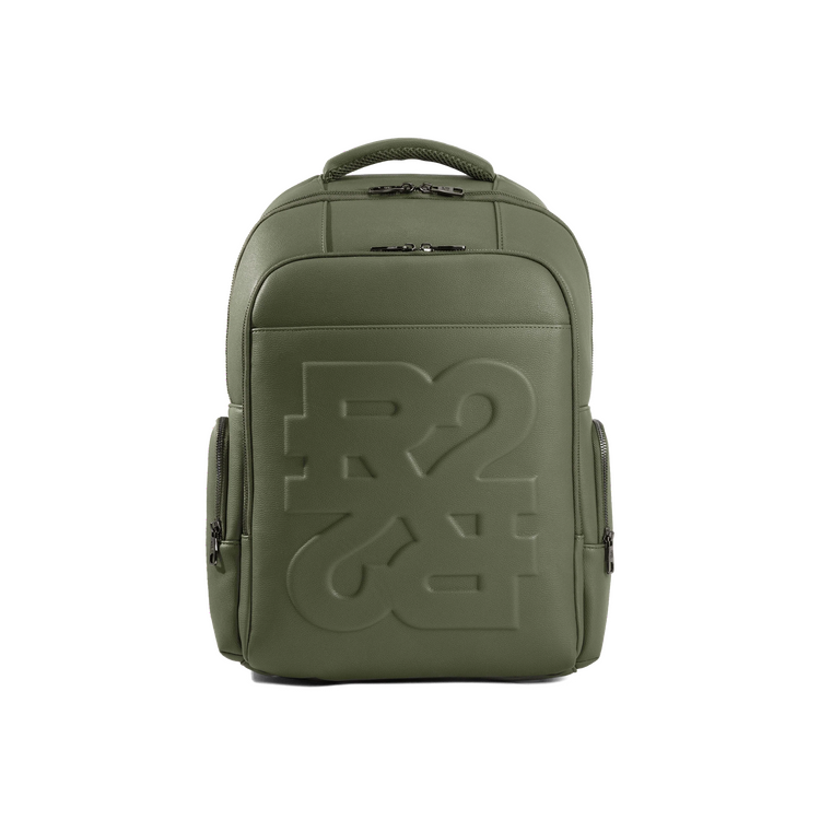 BUGATTI Rick Ross - The Boss Edition Backpack - PU Grit Green (BKP1000RR-KHAKI) - Cartouches Certifiees
