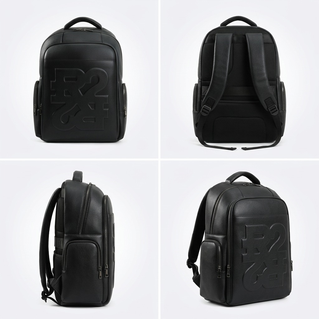 BUGATTI Rick Ross - The Boss Edition Backpack - PU Phantom black (BKP1000RR-BLACK) - Cartouches Certifiees