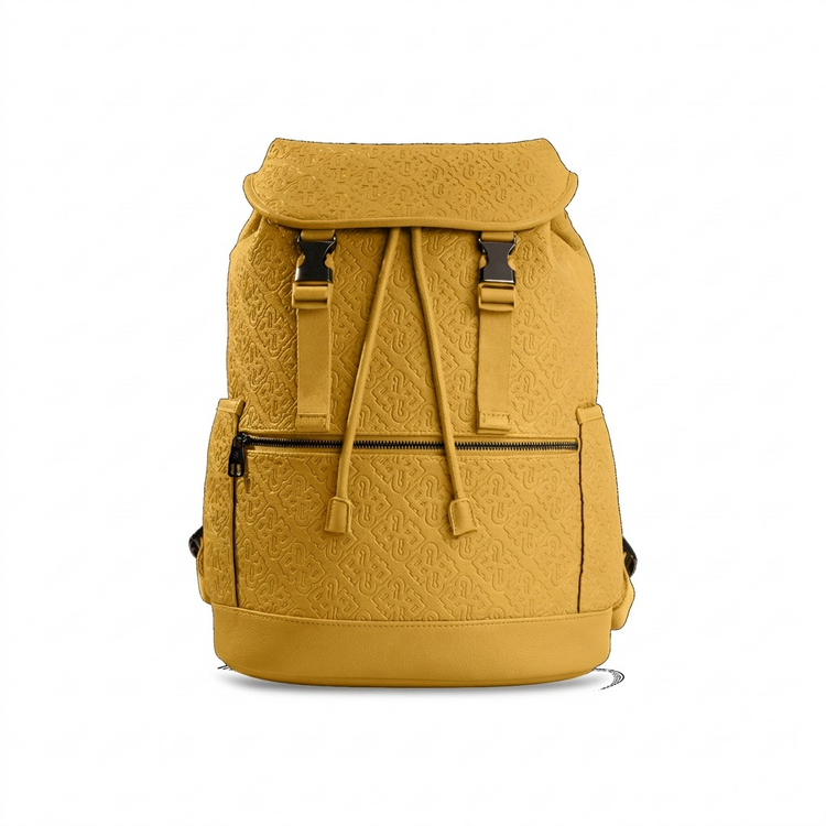 BUGATTI Rick Ross - The Boss Edition Backpack - PU Voltage Yellow (BKP1005RR-YELLOW) - Cartouches Certifiees