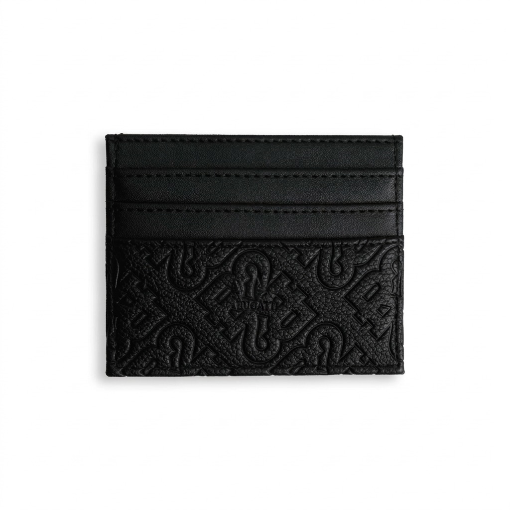 BUGATTI Rick Ross - The Boss Edition Card Holder - PU Phantom Black (BCC1007RR-BLACK) - Cartouches Certifiees