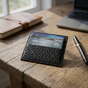 BUGATTI Rick Ross - The Boss Edition Card Holder - PU Phantom Black (BCC1007RR-BLACK) - Cartouches Certifiees