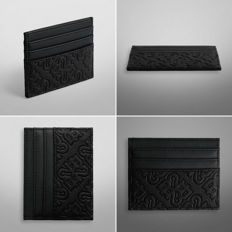 BUGATTI Rick Ross - The Boss Edition Card Holder - PU Phantom Black (BCC1007RR-BLACK) - Cartouches Certifiees