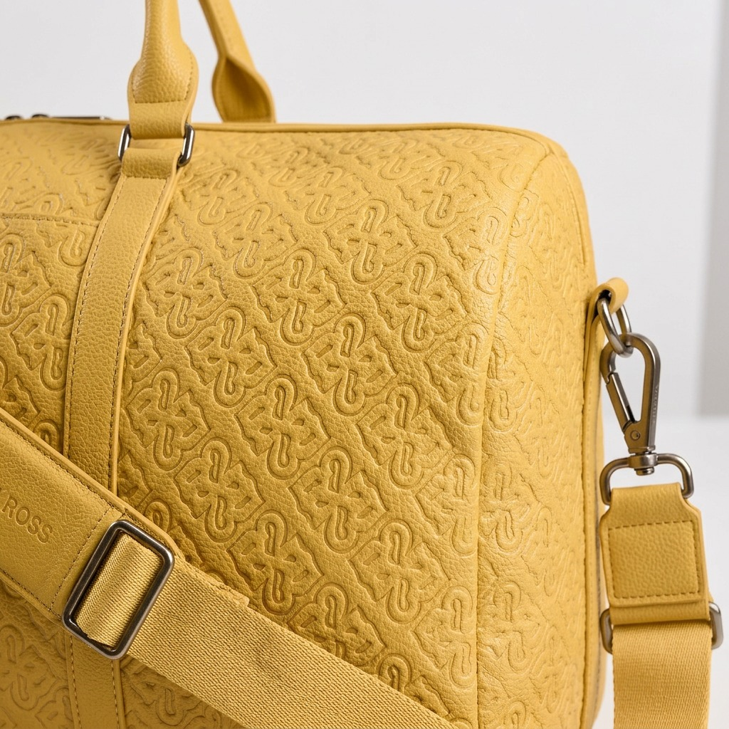 BUGATTI Rick Ross - The Boss Edition Duffle Bag - PU Voltage Yellow (DUF1001RR-YELLOW) - Cartouches Certifiees